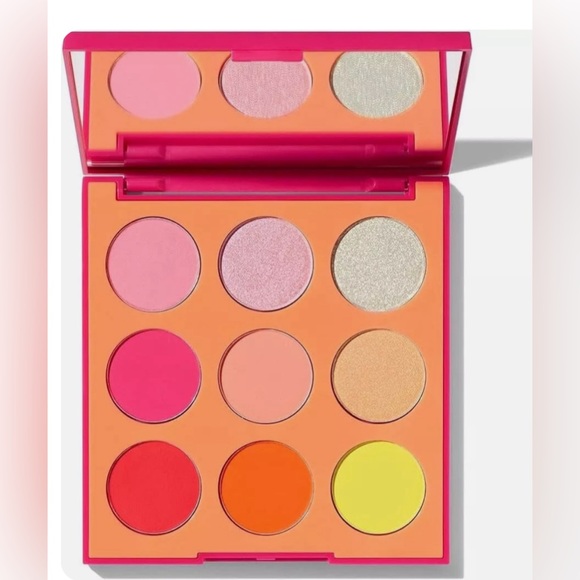 Morphe Other - MORPHE NIB HP 💜🥰 Hot For Hue 9 Vibrant Matte + Shimmer Eyeshadow Palette $20